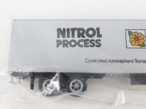LOT of 6 HO Scale Con-Cor 0004-820101 Nitrol Process 45' Trailers
