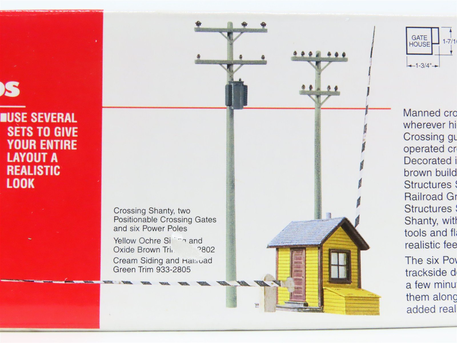 HO Scale Walthers 933-2804 Speeder Shed w/Speeder & Bumpers