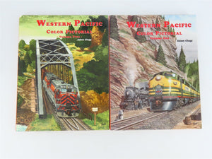 Western Pacific Color Pictorial Volumes 1 & 2 Set by Adam Clegg ©2002 HC Books