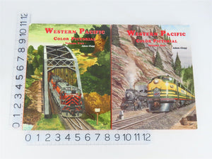 Western Pacific Color Pictorial Volumes 1 & 2 Set by Adam Clegg ©2002 HC Books