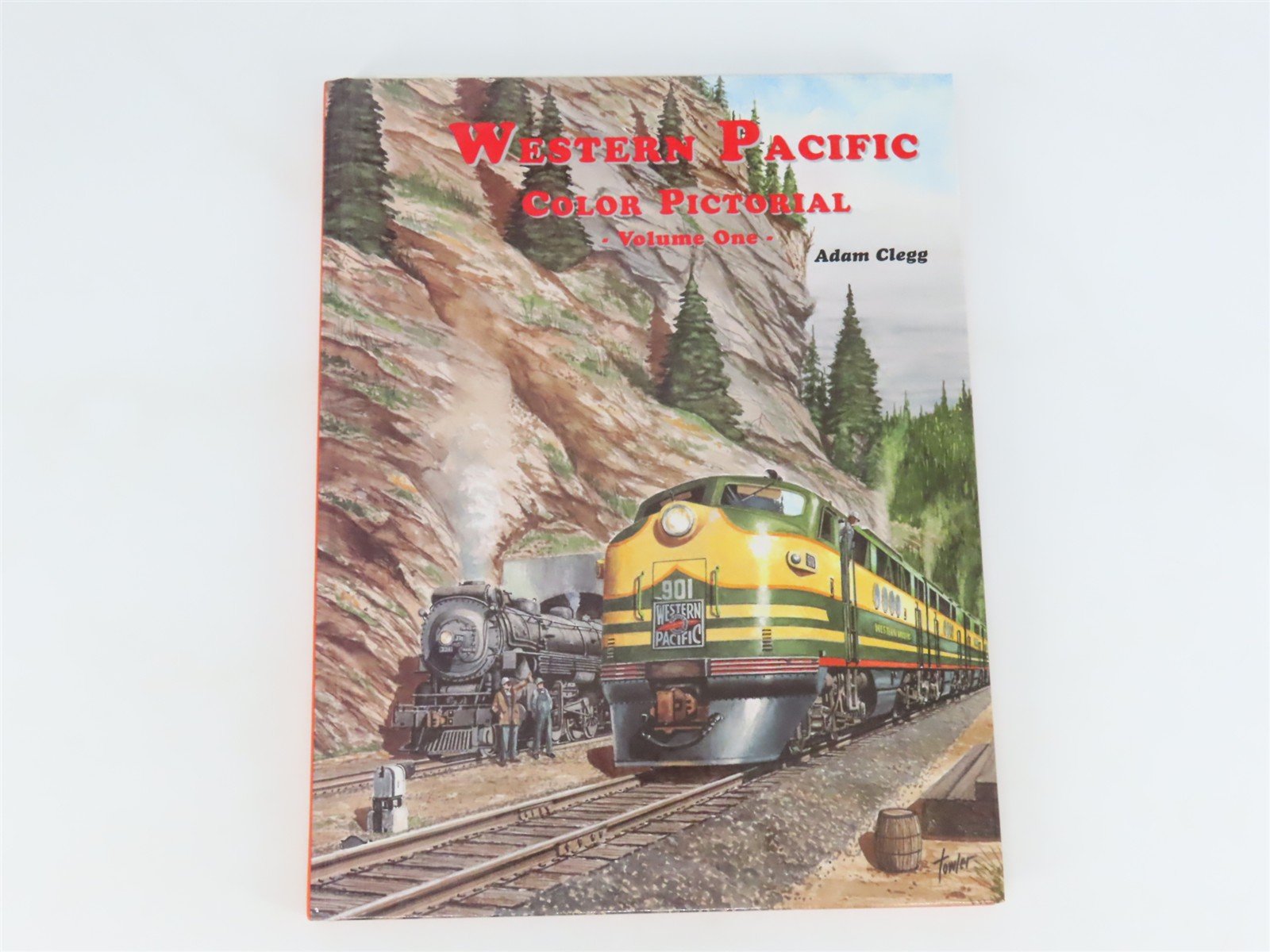 Western Pacific Color Pictorial Volumes 1 & 2 Set by Adam Clegg ©2002 HC Books