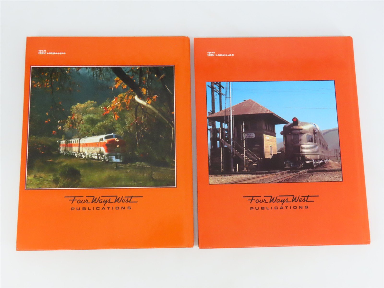 Western Pacific Color Pictorial Volumes 1 & 2 Set by Adam Clegg ©2002 HC Books