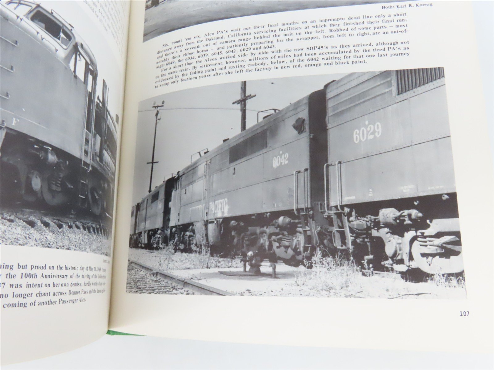 Diesels of the Espee Vol. 1: ALCO PA's by Cortani, Lloyd & Strapac ©1975 HC Book