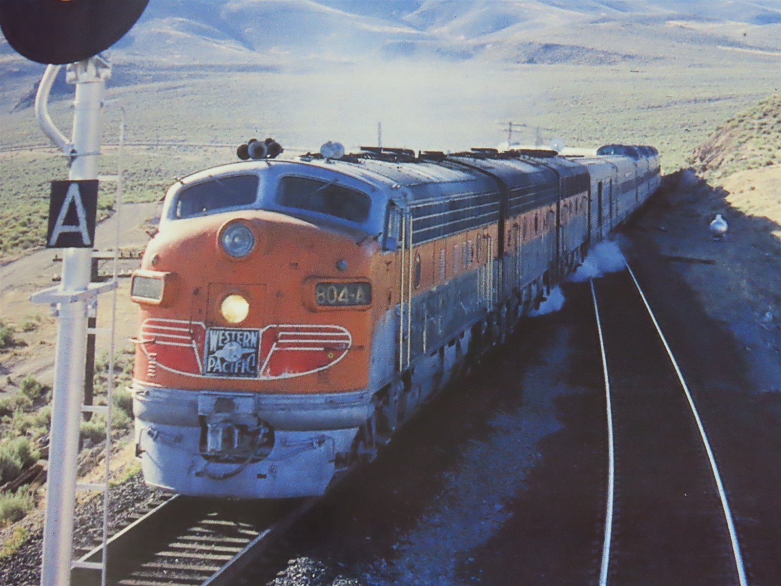 Morning Sun: Western Pacific Trackside with Bob Larson by Tim Morris ©1999