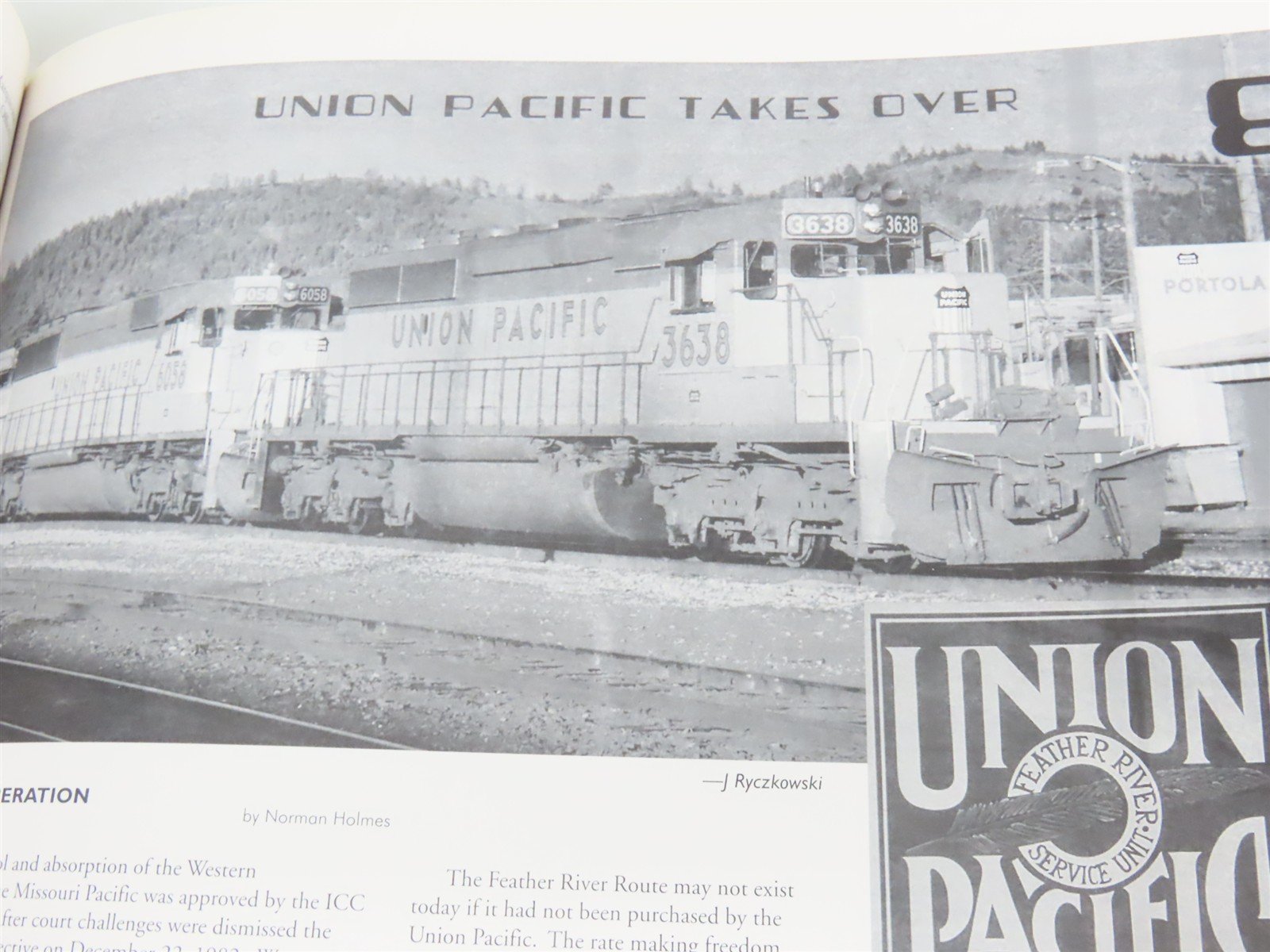 My Western Pacific Railroad by Norman W. Holmes ©1996 HC Book