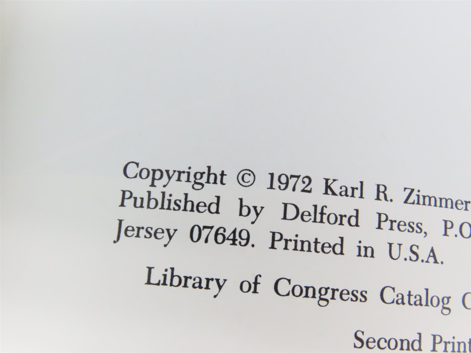 CZ - The Story of the California Zephyr by Karl R. Zimmerman ©1972 HC Book