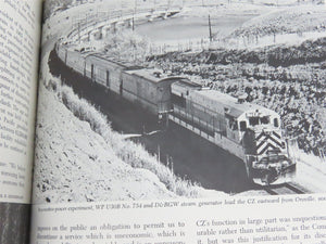 CZ - The Story of the California Zephyr by Karl R. Zimmerman ©1972 HC Book