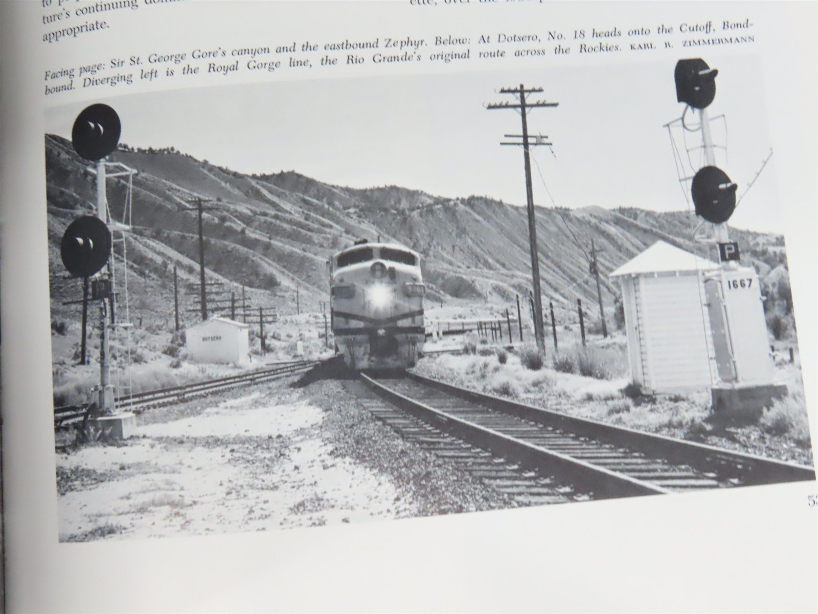 CZ - The Story of the California Zephyr by Karl R. Zimmerman ©1972 HC Book