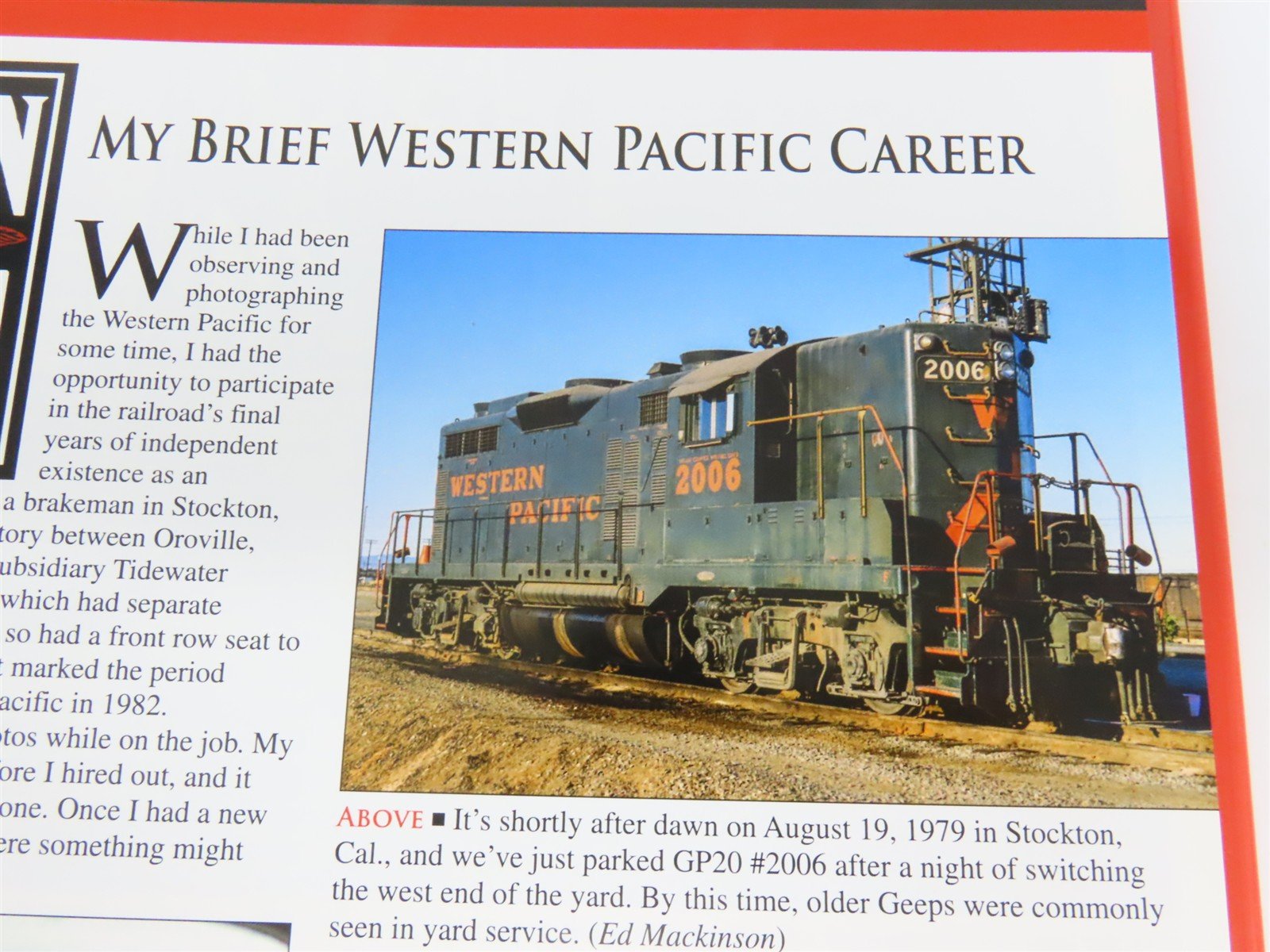 Morning Sun: Western Pacific Power In Color by Ed Mackinson ©2015 HC Book