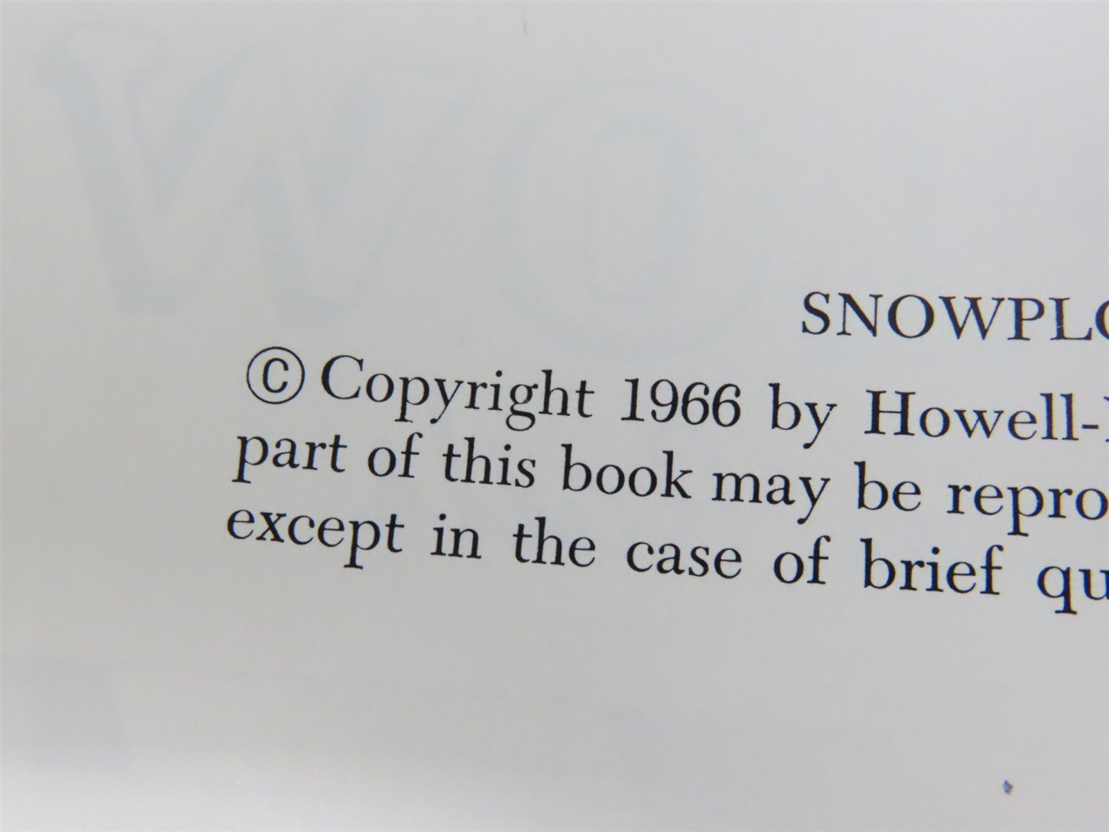Snowplow: Clearing Mountain Rails by Gerald M. Best ©1966 HC Book