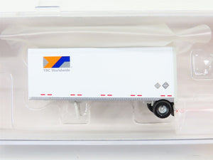 N Scale Athearn ATH28306 YRC Worldwide Two 28' Wedge Trailers w/ Dolly