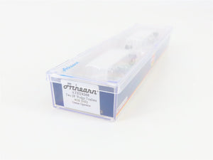 N Scale Athearn ATH28308 Owner Operator Two 28' Wedge Trailers w/ Dolly