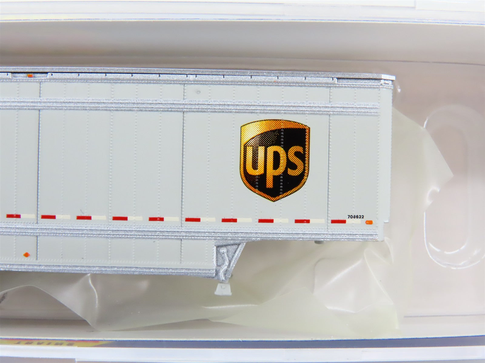 N Scale Athearn ATH6909 UPSZ (Logo) United Parcel Service 40' Trailer #708622