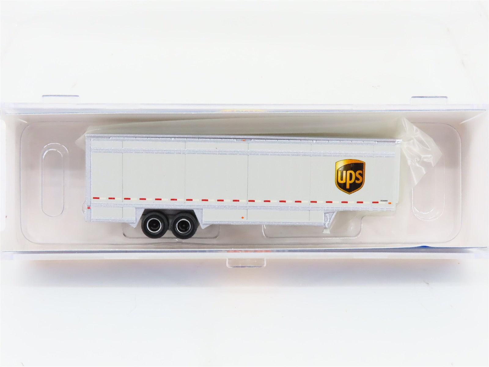 N Scale Athearn ATH6910 UPSZ (Logo) United Parcel Service 40' Trailer #708688