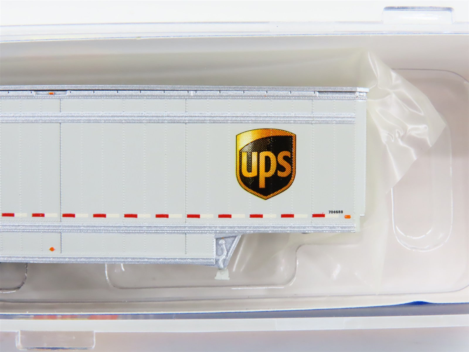 N Scale Athearn ATH6910 UPSZ (Logo) United Parcel Service 40' Trailer #708688