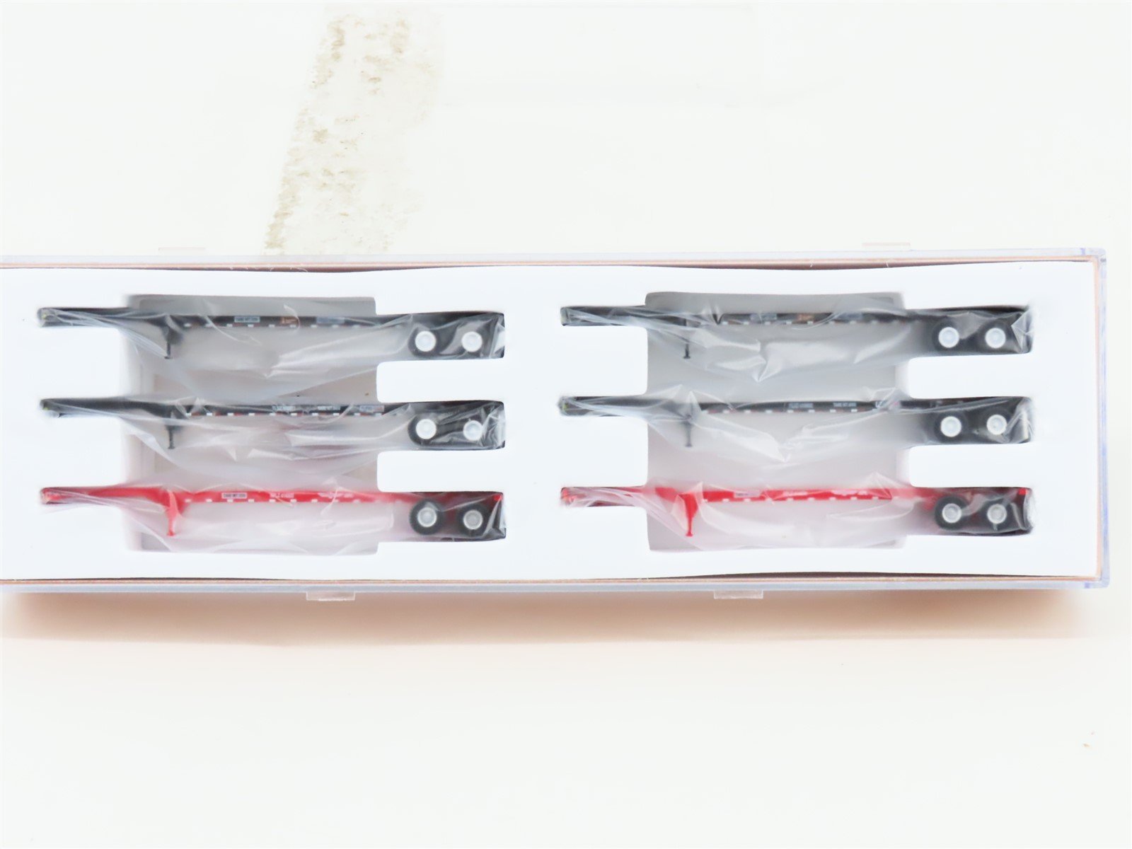 N Scale JTC Jacksonville Terminal Company 402301 40' Container Chassis 6-Pack