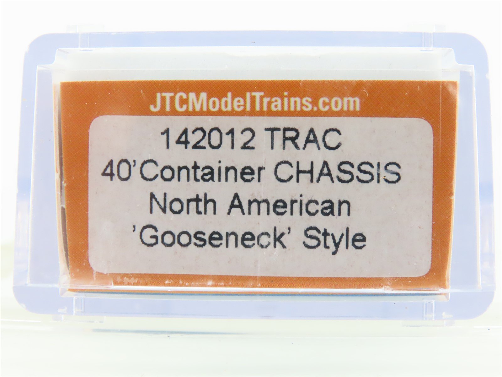 N Scale JTC 142012 TRAC 40' Container Chassis North American 