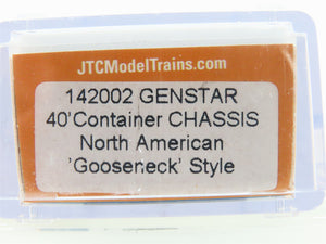 N Scale JTC 142002 Genstar 40' Container Chassis 