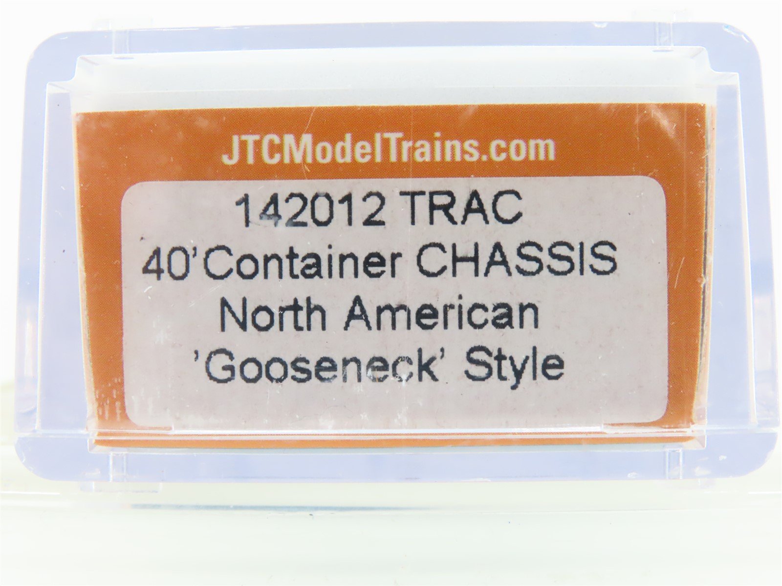 N Scale JTC 142012 TRAC 40' Container Chassis North American 