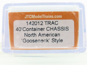 N Scale JTC 142012 TRAC 40' Container Chassis North American 