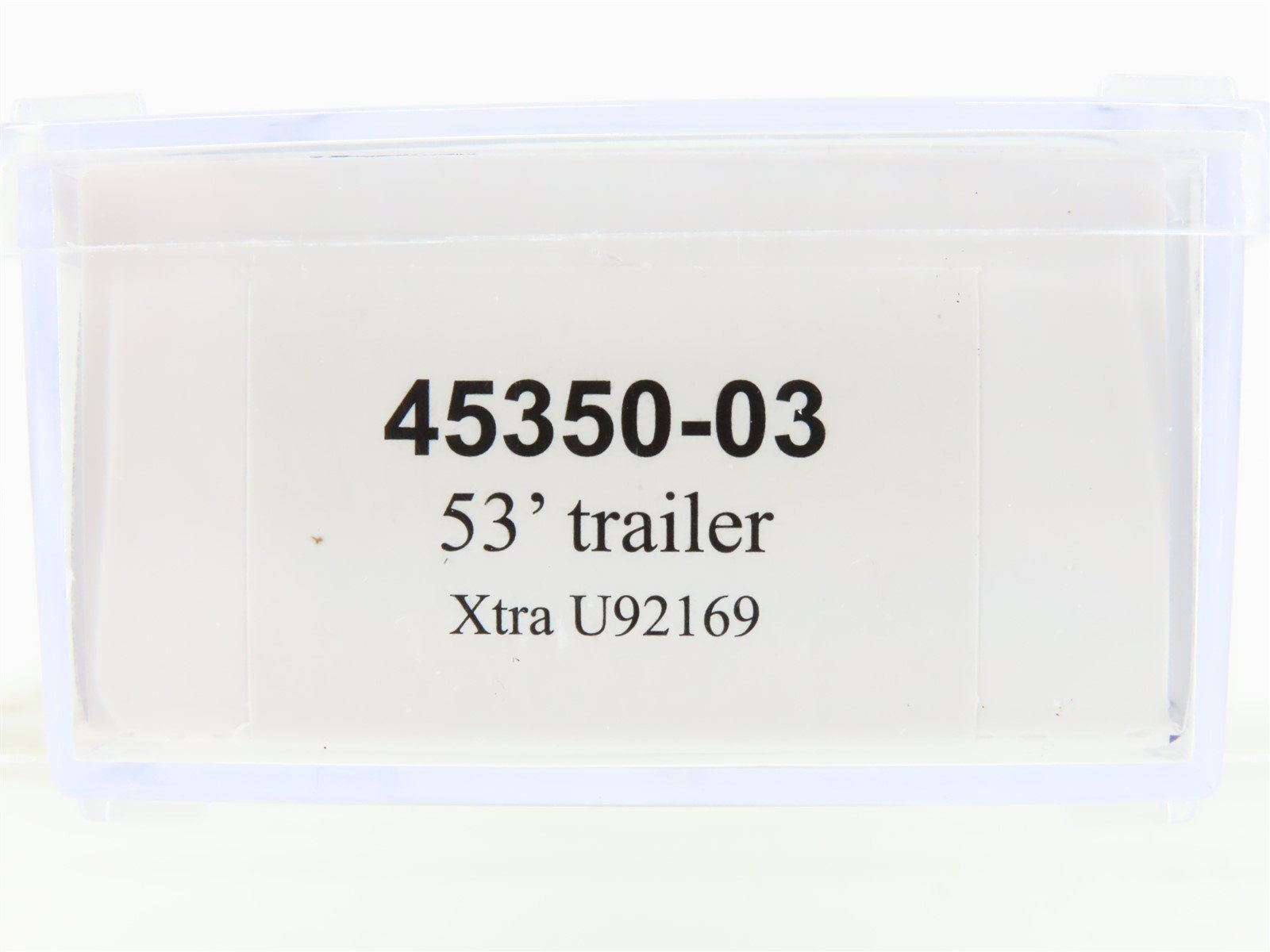N Scale Trainworx 45350-03 Xtra Lease 53' Trailer #U92169