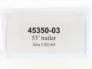 N Scale Trainworx 45350-03 Xtra Lease 53' Trailer #U92169
