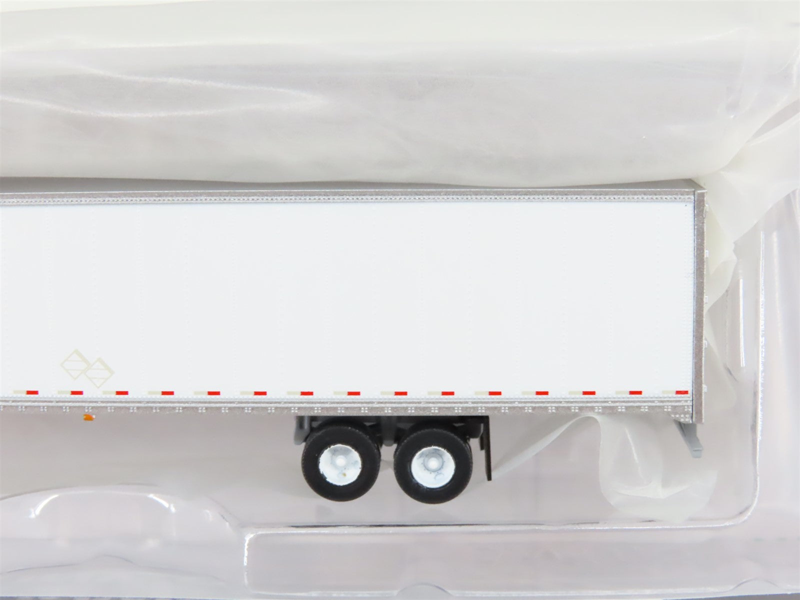 N Scale Trainworx 45399-3 Undecorated Hyundai 53' Box Trailer