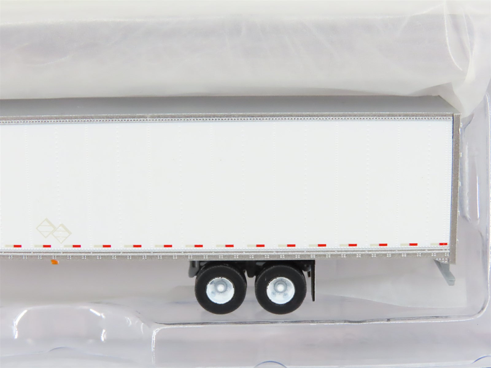 N Scale Trainworx 45399-3 Undecorated Hyundai 53' Box Trailer