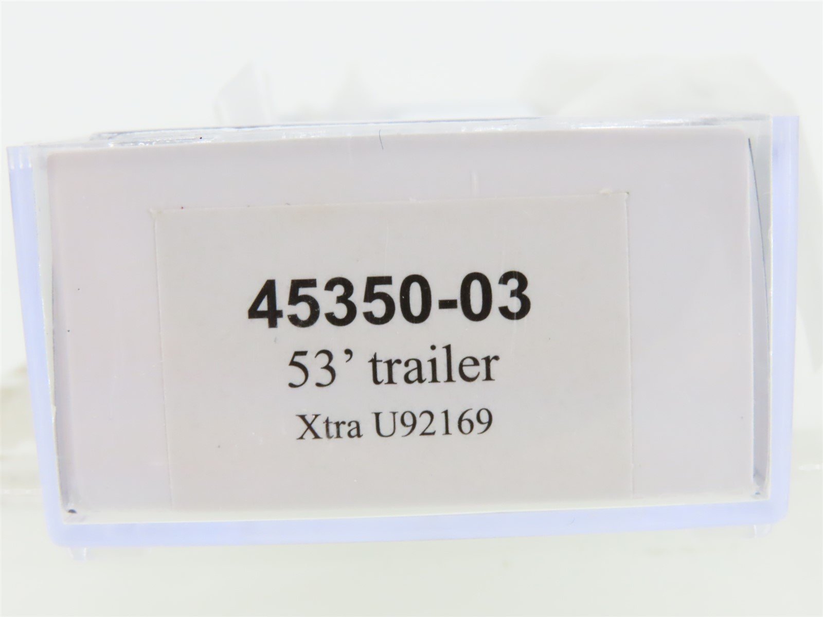 N Scale Trainworx 45350-03 Xtra Lease 53' Trailer #U92169