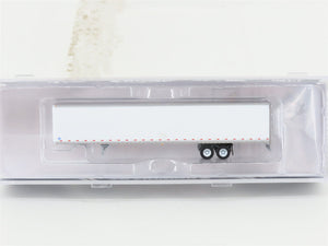 N Scale Trainworx 45399-3 Undecorated Hyundai 53' Box Trailer