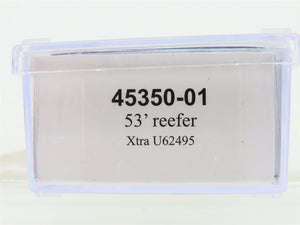 N Scale Trainworx 45350-01 Xtra Lease 53' Reefer Trailer #U62495