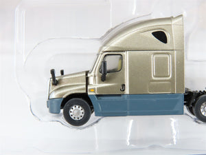 N Scale Trainworx 42546 Freightliner Cascadia Raised Roof Silver Tractor