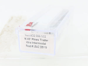 N Scale Atlas 50002612 USAZ Xtra Intermodal 45' Pines Trailer #235119