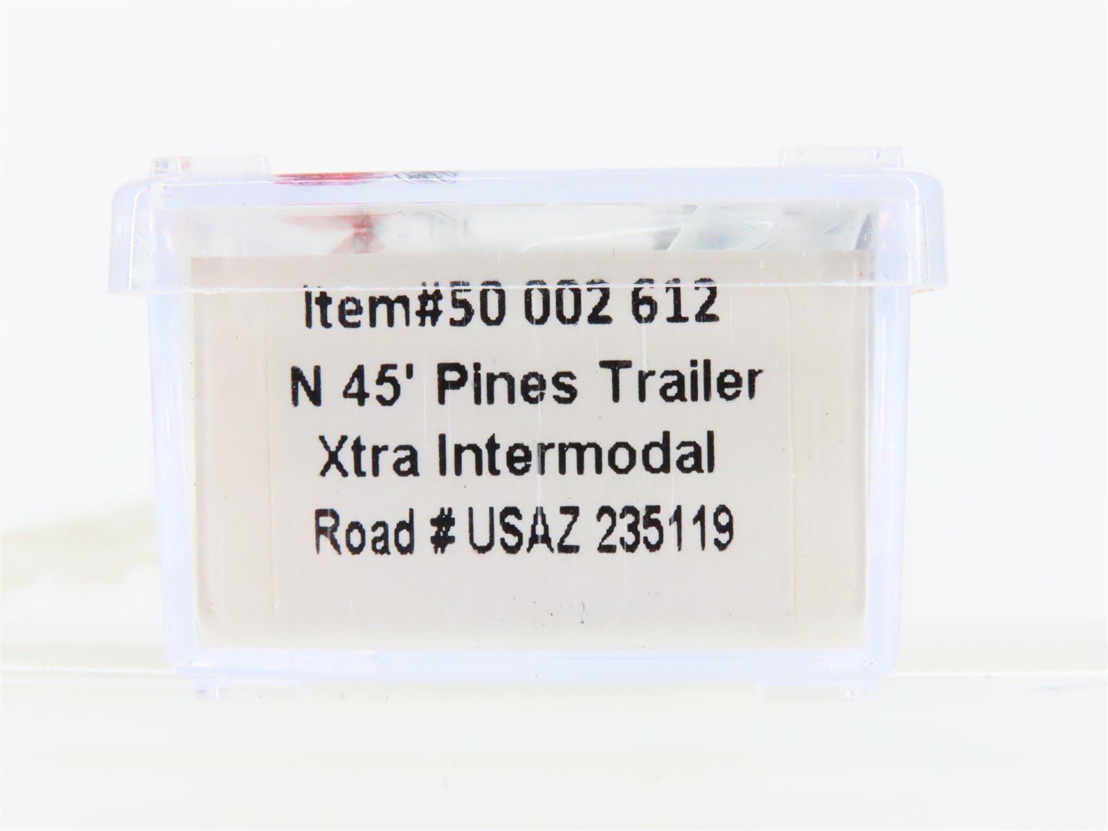 N Scale Atlas 50002612 USAZ Xtra Intermodal 45' Pines Trailer #235119