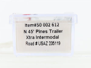 N Scale Atlas 50002612 USAZ Xtra Intermodal 45' Pines Trailer #235119