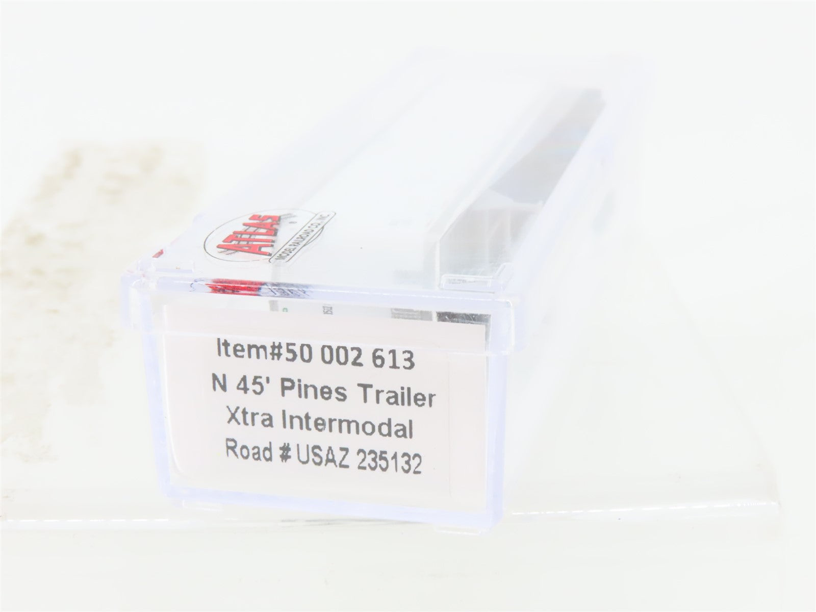 N Scale Atlas 50002613 USAZ Xtra Intermodal 45' Pines Trailer #235132