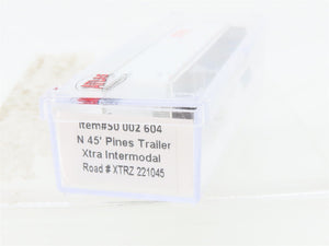 N Scale Atlas 50002604 USAZ Xtra Intermodal 45' Pines Trailer #221045
