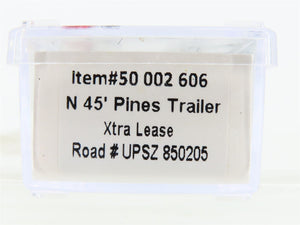 N Scale Atlas 50002606 UPSZ Xtra Lease 45' Pines Trailer #850205