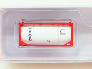 N Scale JTC 205208 Triton Leading 20' Standard Tank Container 2-Pack