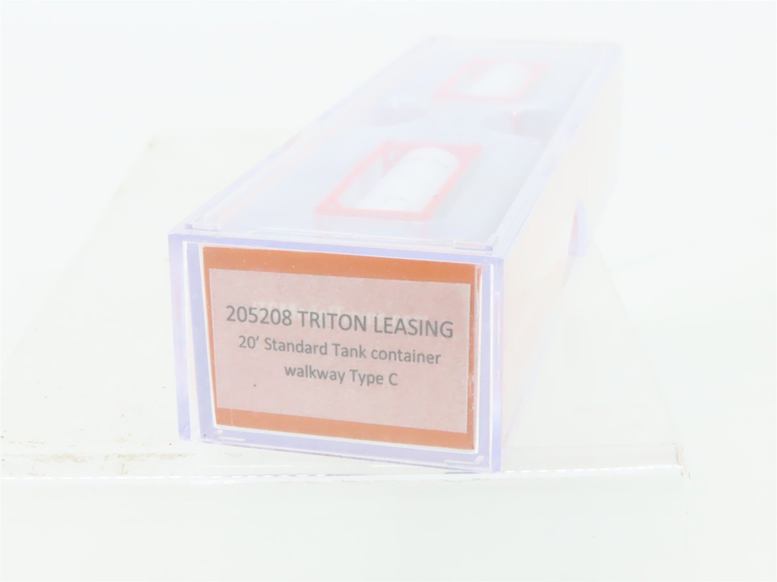 N Scale JTC 205208 Triton Leading 20' Standard Tank Container 2-Pack