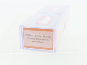 N Scale JTC 205208 Triton Leading 20' Standard Tank Container 2-Pack