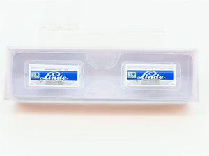 N Scale JTC 205215 Linde Argon 20' Standard Tank Container 2-Pack