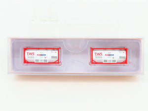 N Scale JTC 205211 TWS Rent-A-Tainer 20' Standard Tank Container 2-Pack