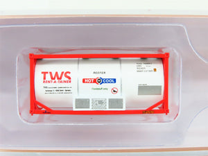N Scale JTC 205211 TWS Rent-A-Tainer 20' Standard Tank Container 2-Pack