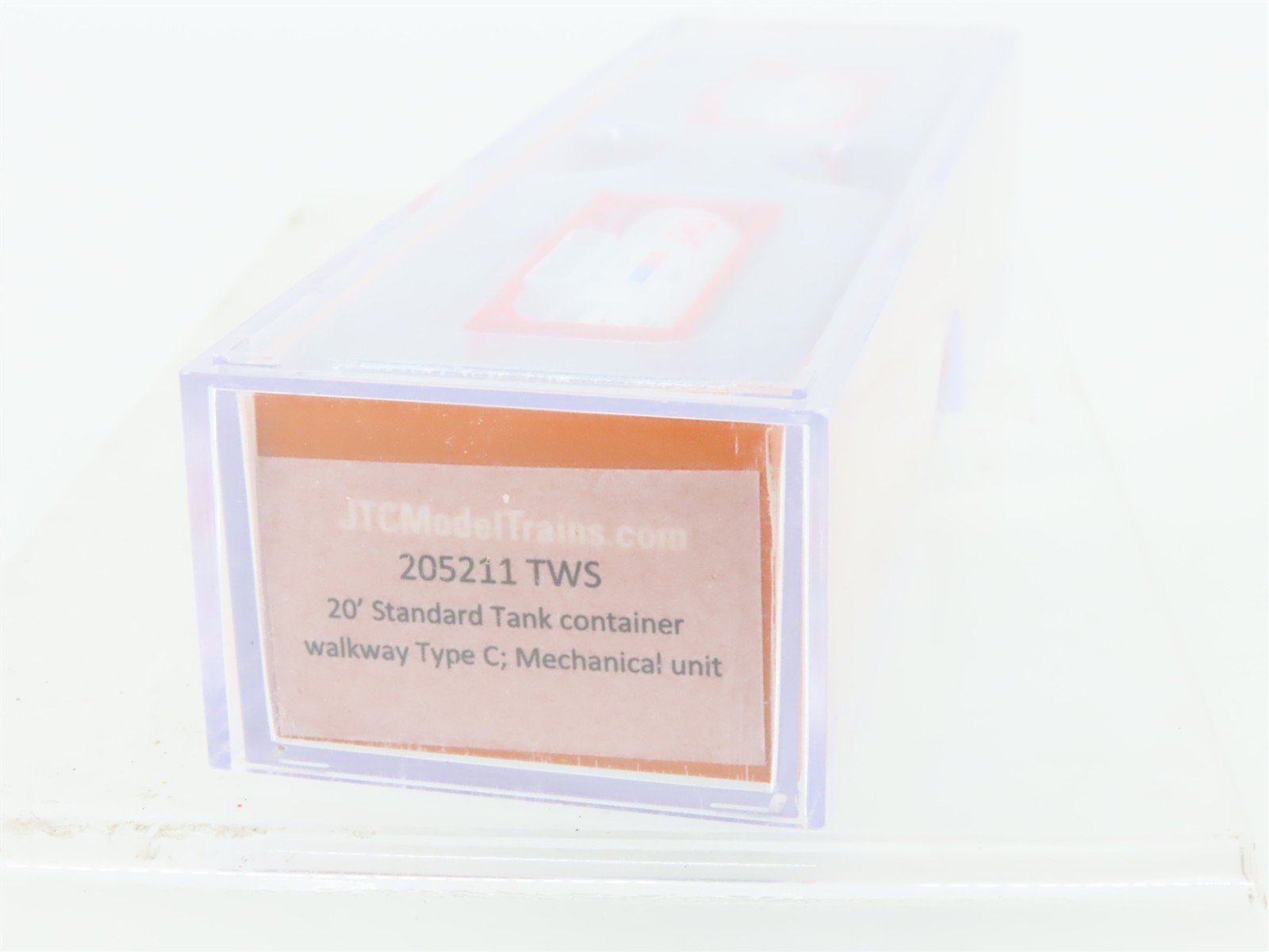 N Scale JTC 205211 TWS Rent-A-Tainer 20' Standard Tank Container 2-Pack