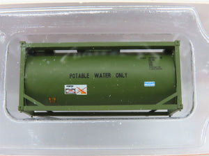 N Scale JTC Military Series 205276 USAU 20' Water Tank Container 2-Pack