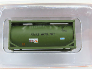 N Scale JTC Military Series 205276 USAU 20' Water Tank Container 2-Pack
