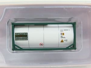 N Scale JTC 205242 Capital Intermodal 20' Standard Tank Container 2-Pack