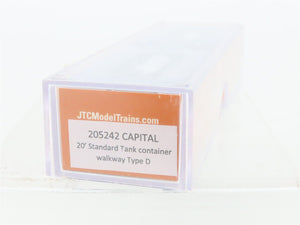 N Scale JTC 205242 Capital Intermodal 20' Standard Tank Container 2-Pack