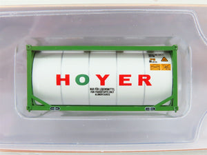 N Scale JTC 205209 HOYER (Green) 20' Standard Tank Container 2-Pack